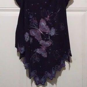 Butterfly Halter, w glitter * New